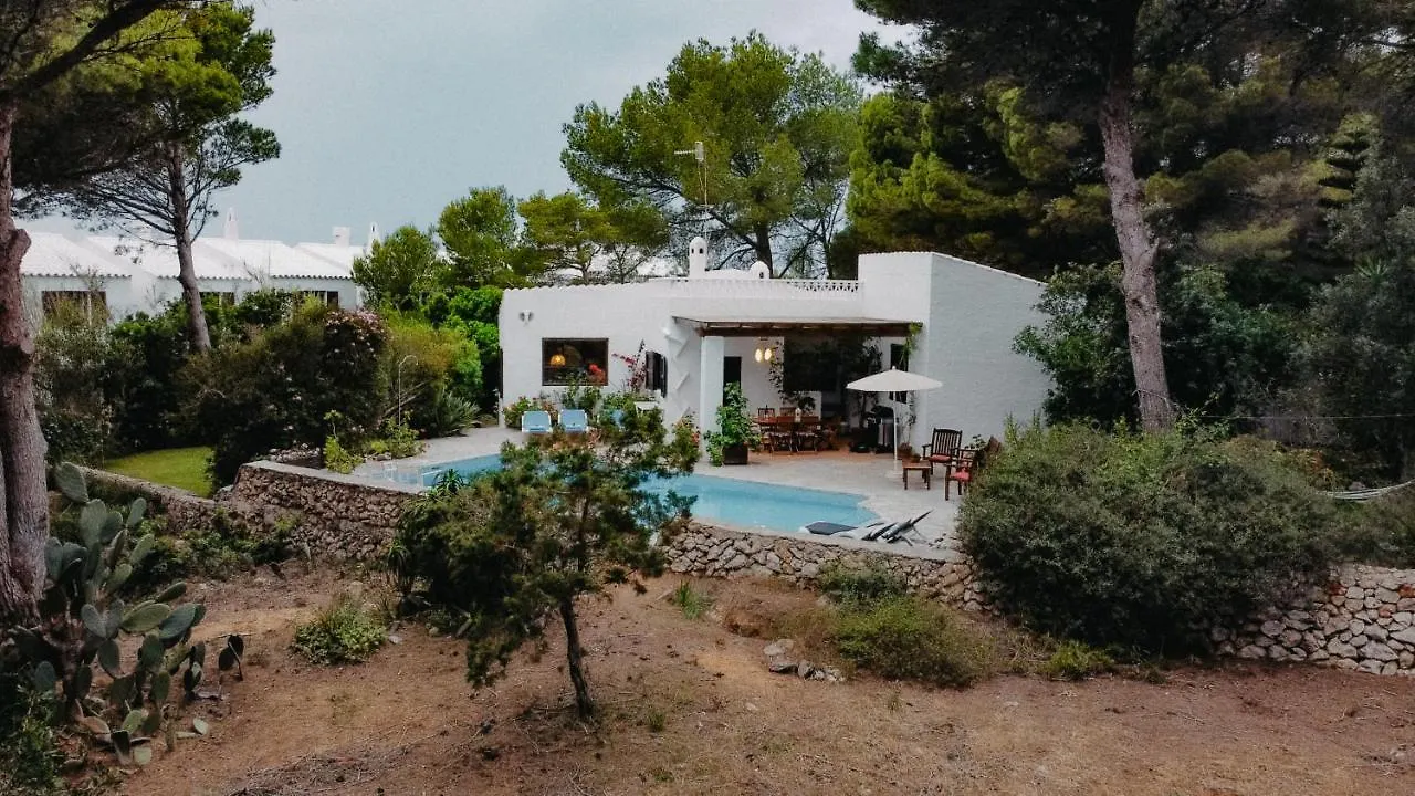 Villa En Cala Morell Con Piscina Privada En El Bosque
